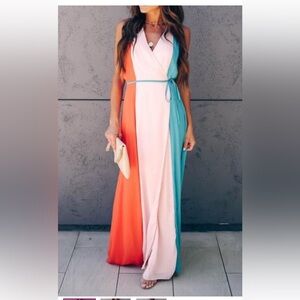 Vici Colorblock Maxi Dress